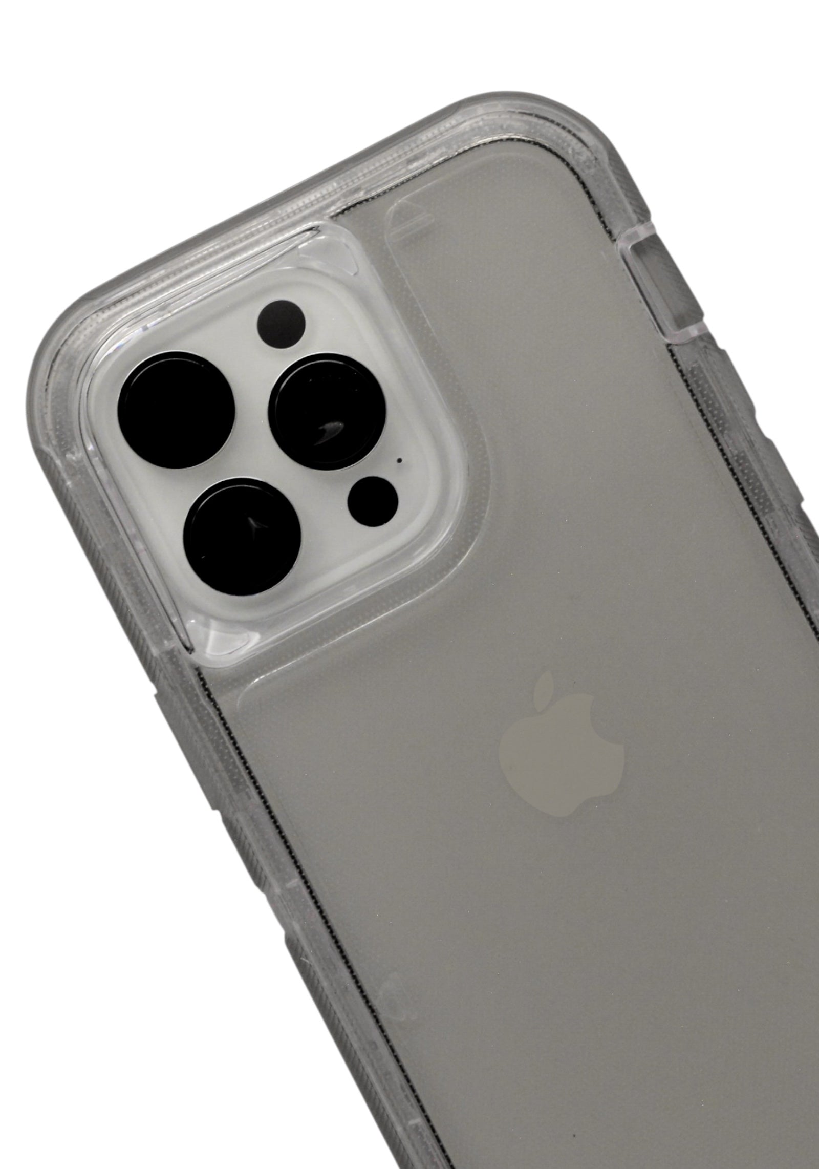 Funda para iPhone 14 Pro Max (6.7) uso rudo extremo 3 en 1 color Humo