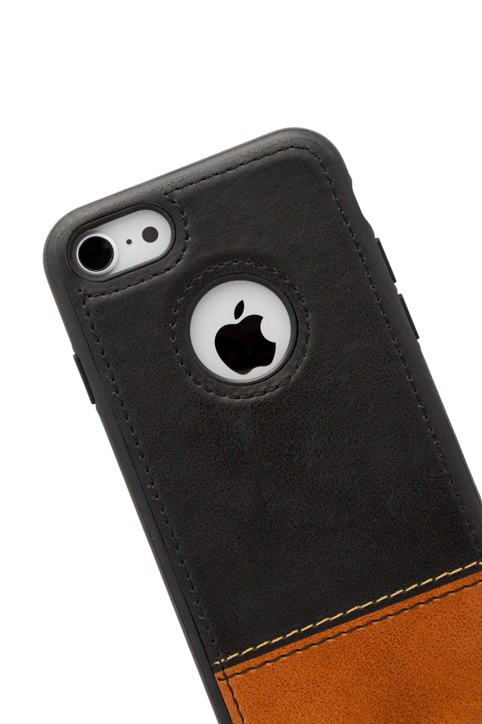 Funda para iPhone 8 / 7  tipo biel bicolor color negro