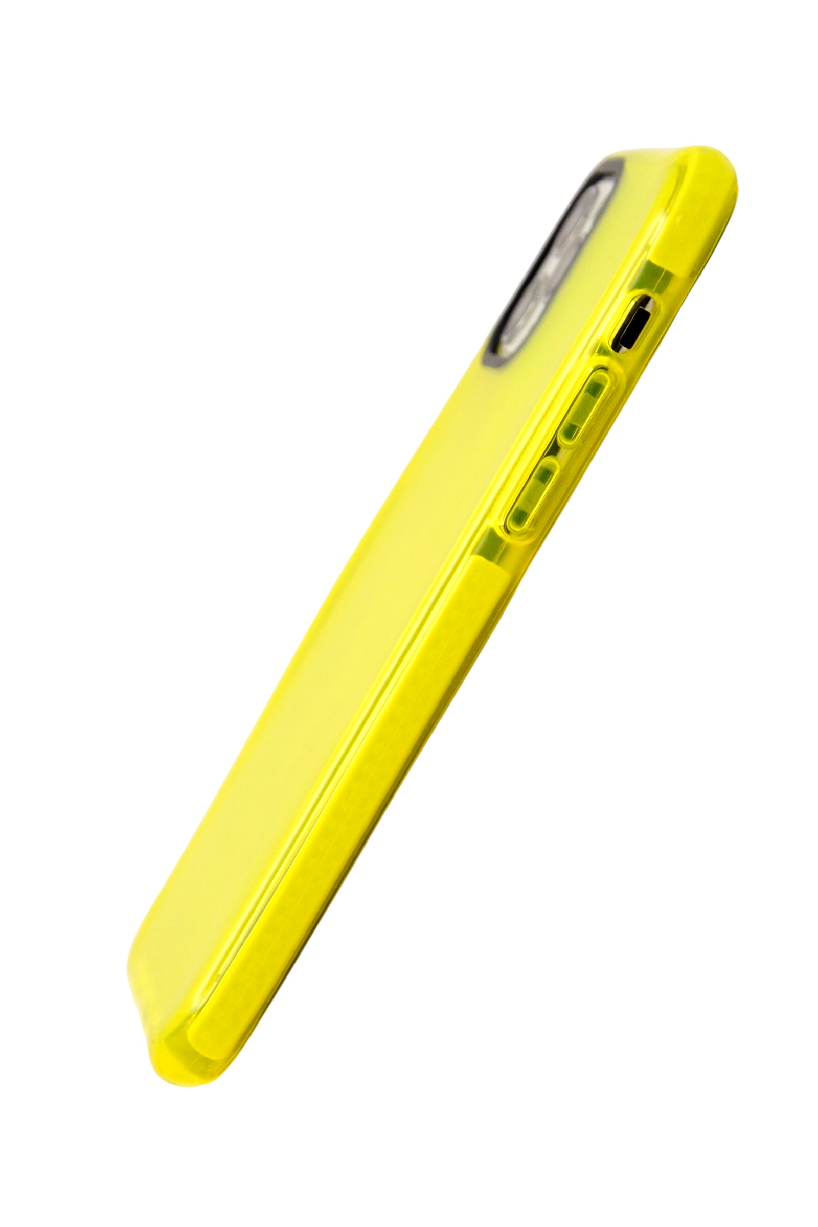 Funda para iPhone 11 Pro (5.8) neon de silicon color amarillo