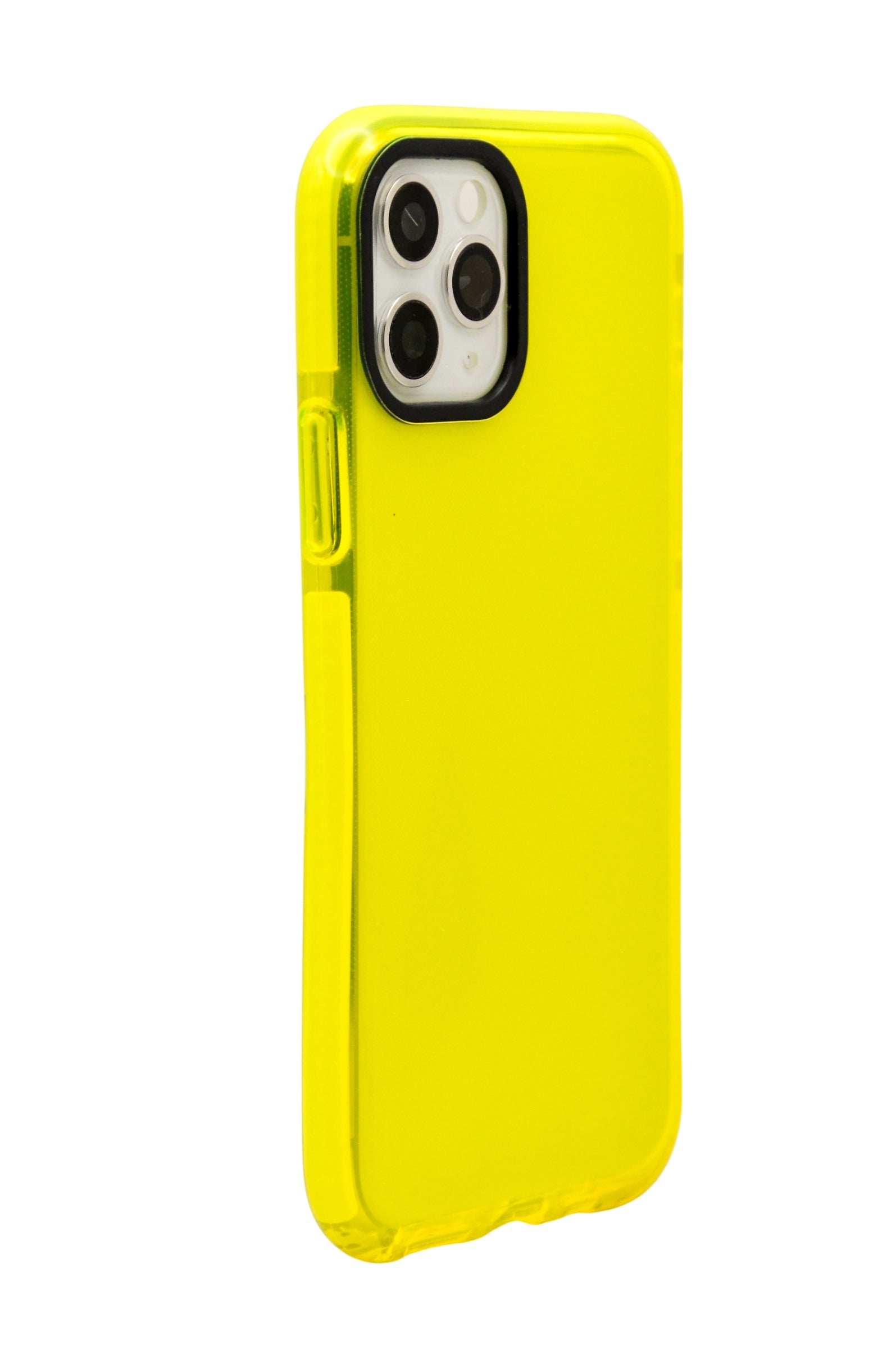 Funda para iPhone 11 Pro (5.8) neon de silicon color amarillo