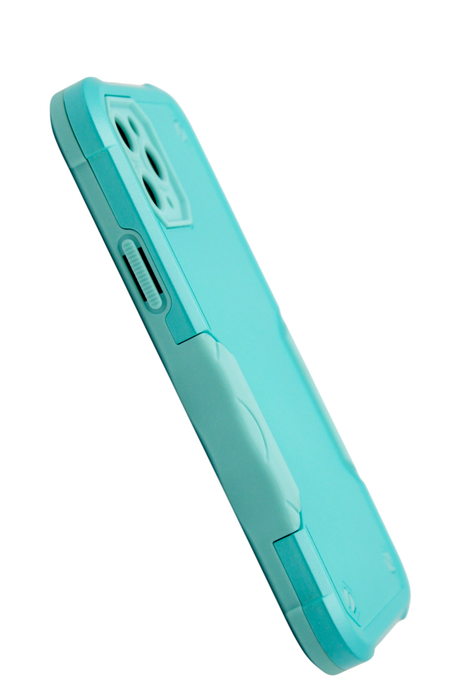 Funda para iPhone 11 pro (5.8) Uso rudo con protección de cámara y agarre ergonómico color menta