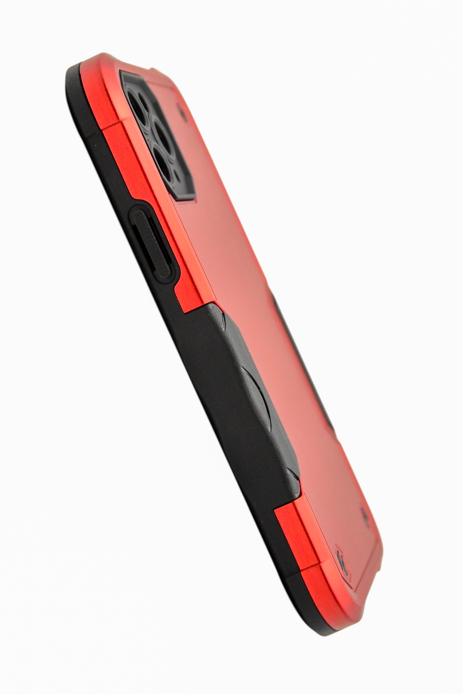 Funda para iPhone 11 pro (5.8) Uso rudo con protección de cámara y agarre ergonómico color Rojo
