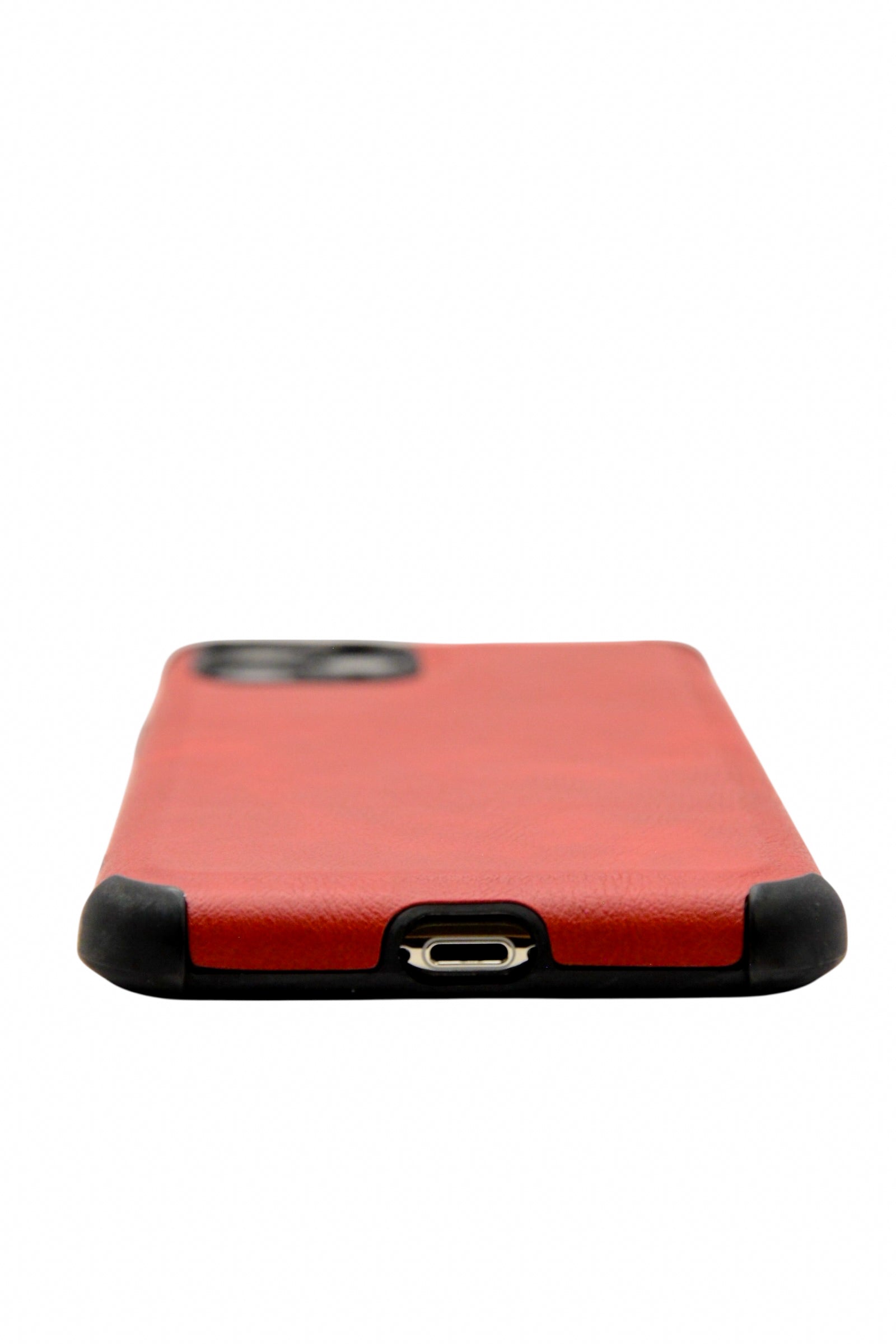 Funda estilo piel con esquinas reforzadas Para iPhone 11 Pro (5.8)  color Rojo