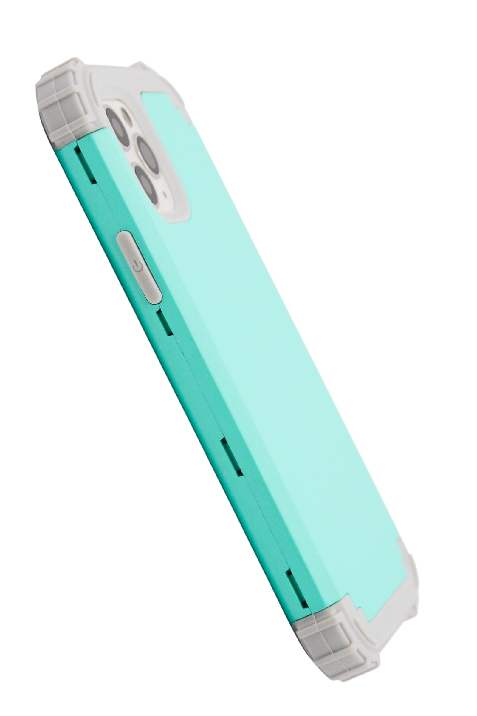 Funda para iPhone 11 pro (5.8) Uso rudo desarmable en 2 piezas, con esquinas reforzadas, color menta