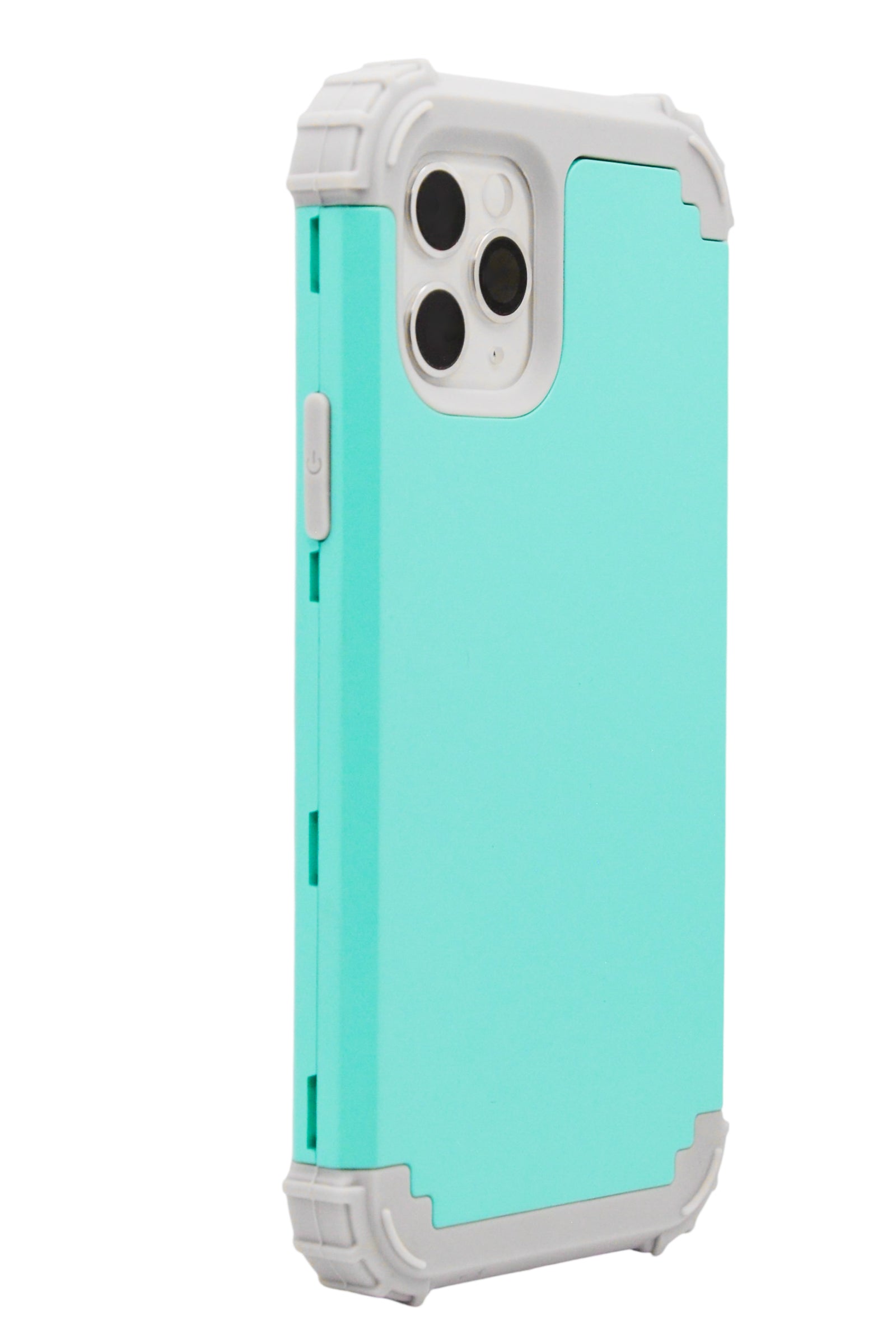 Funda para iPhone 11 pro (5.8) Uso rudo desarmable en 2 piezas, con esquinas reforzadas, color menta