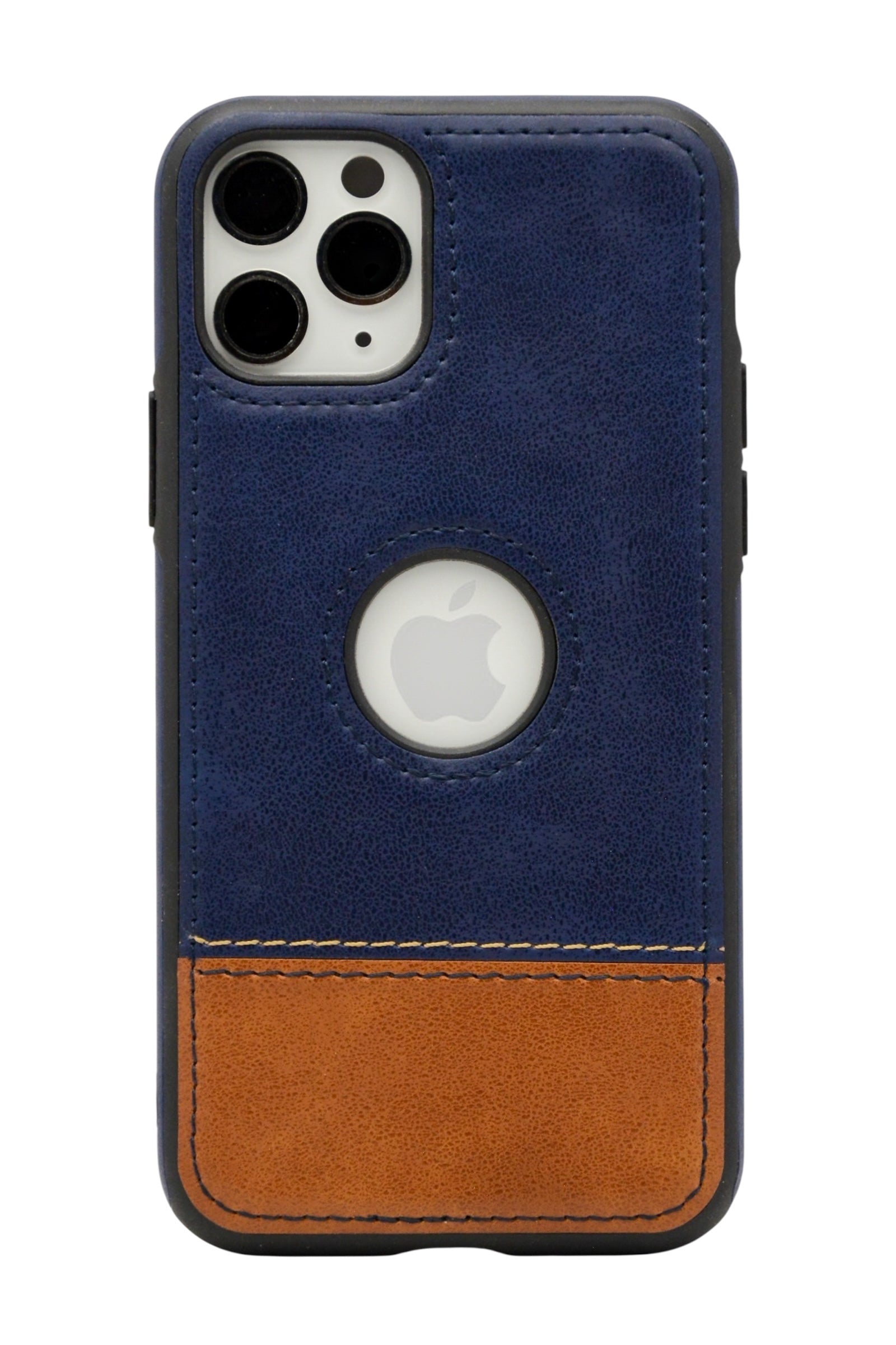 Funda para iPhone 11 pro (5.8) tipo biel bicolor color Azul
