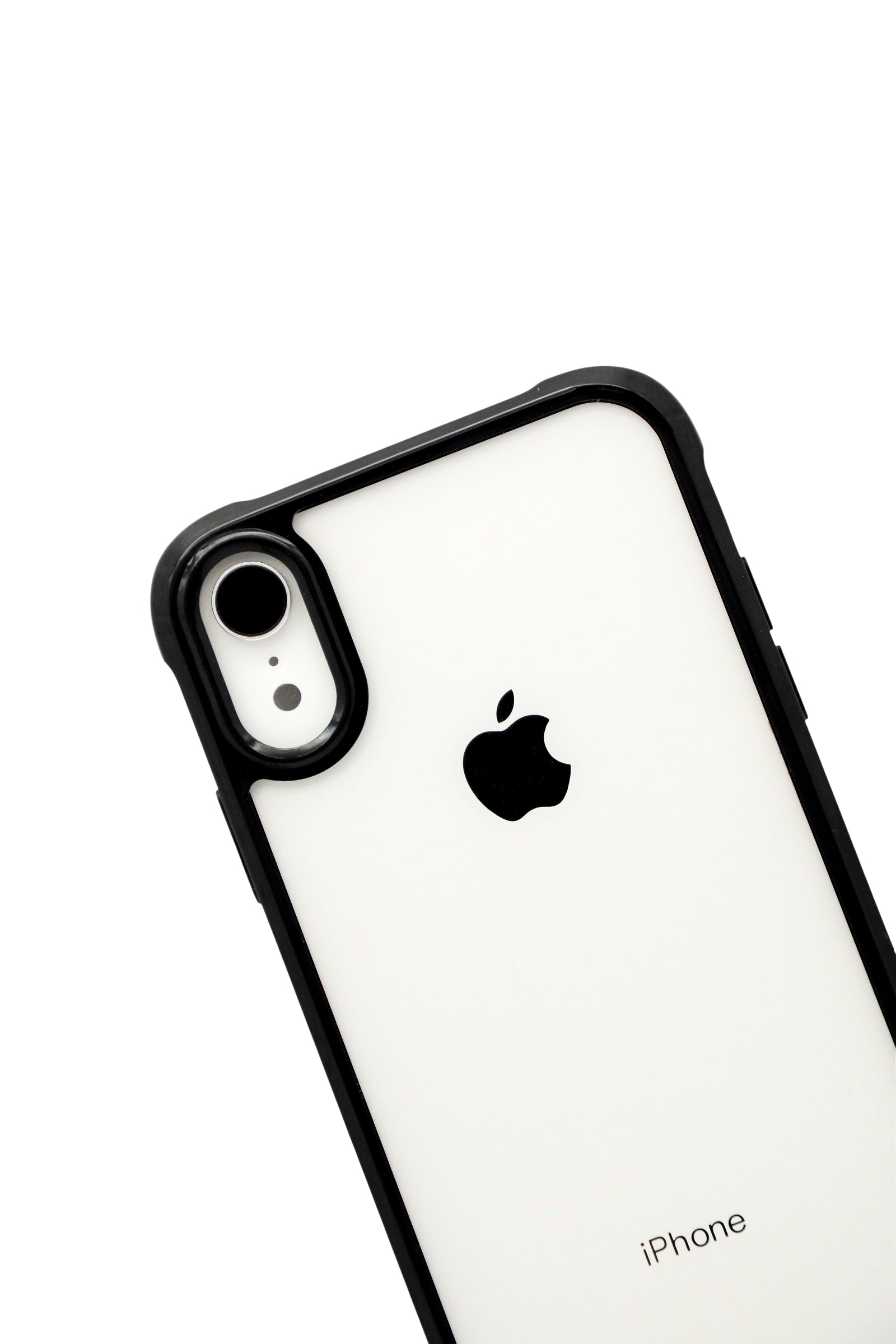 Funda transparente Para iPhone XR color Negro