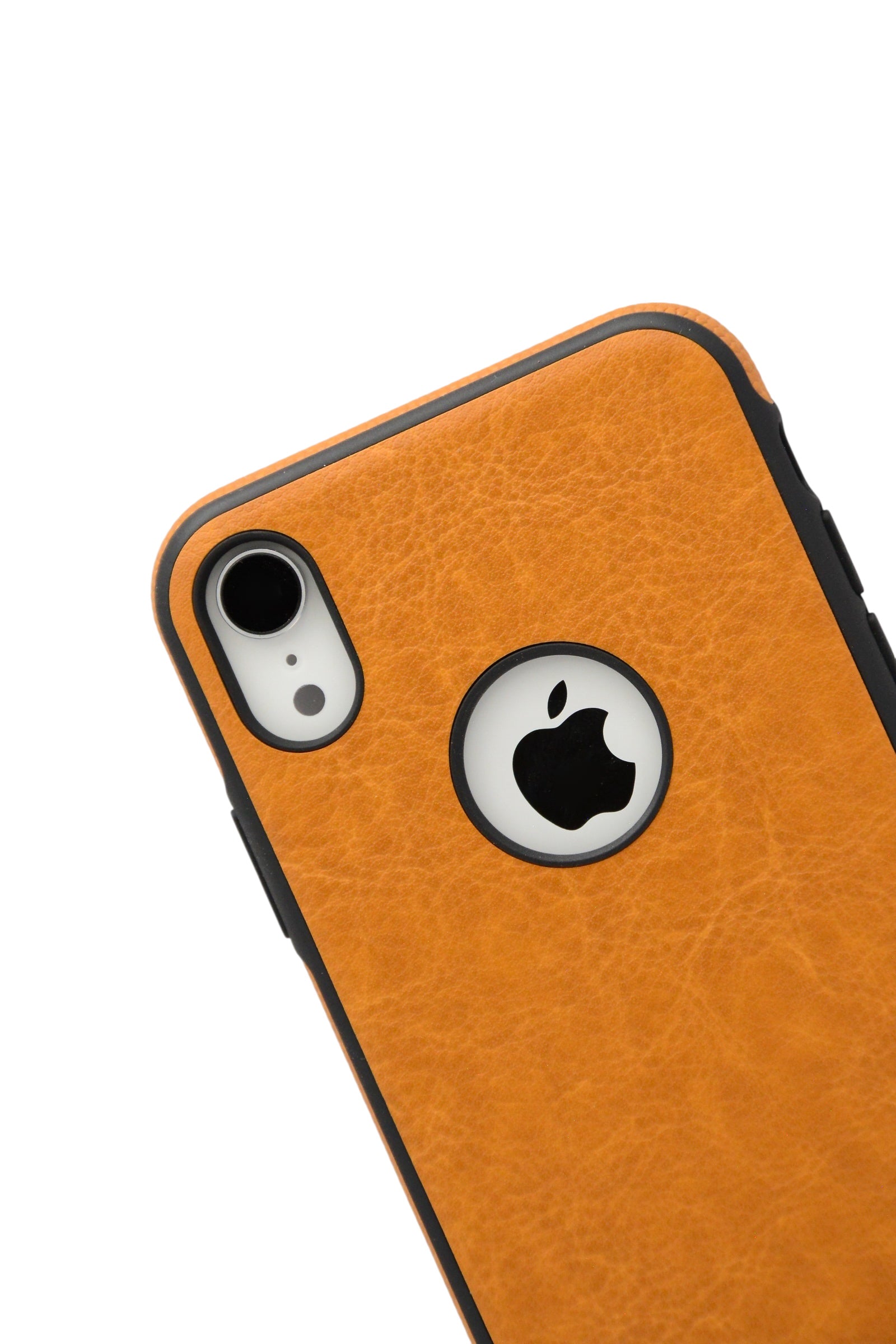 Funda estilo piel mikki para iPhone XR  color Cafe