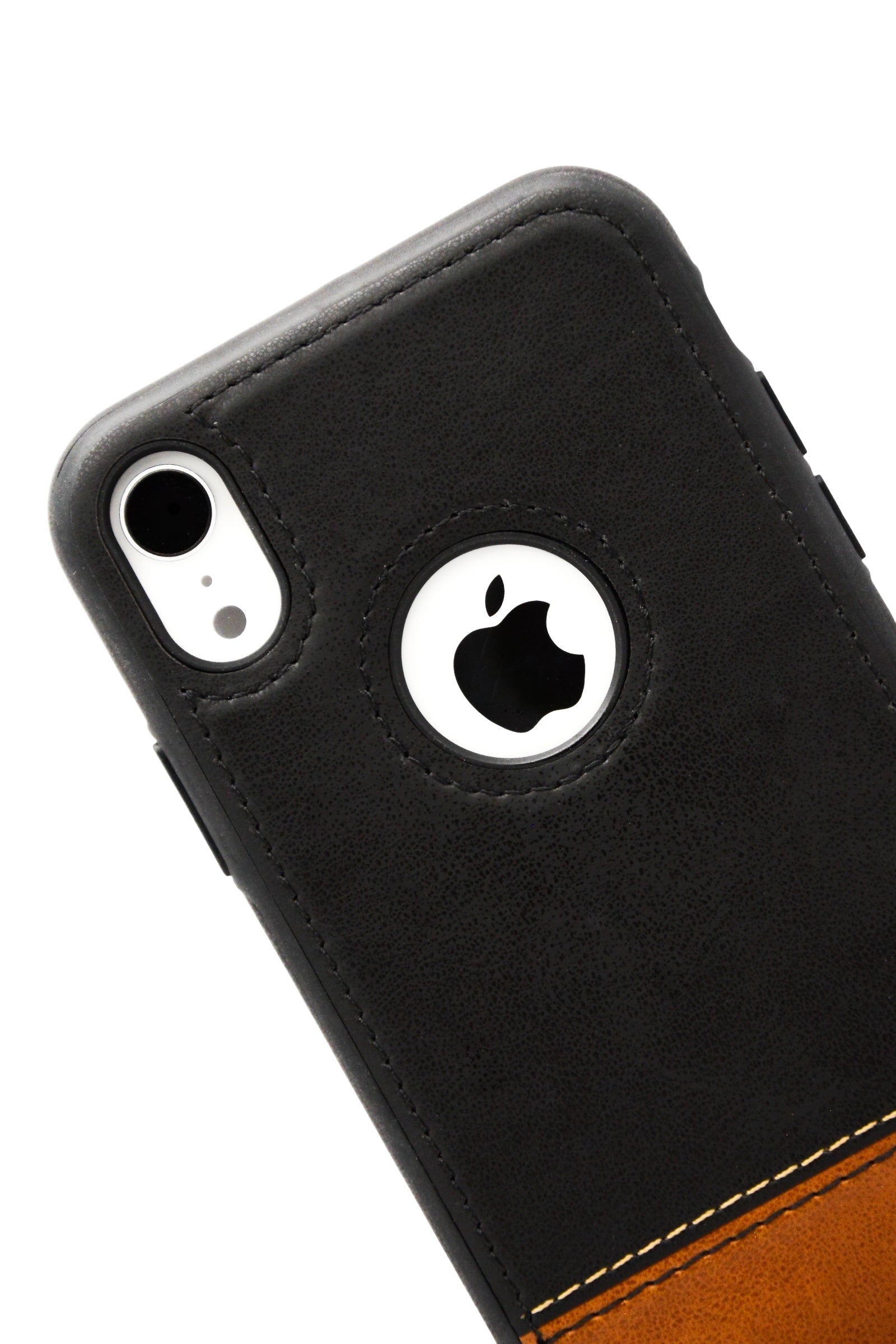 Funda para iPhone XR tipo biel bicolor color Negro