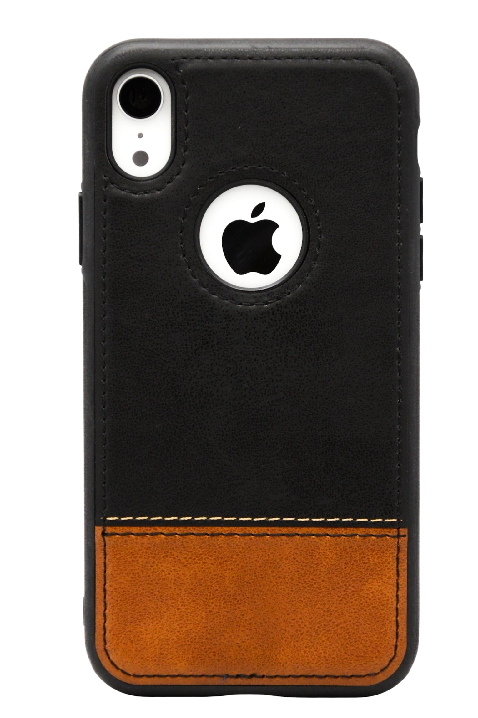 Funda para iPhone XR tipo biel bicolor color Negro