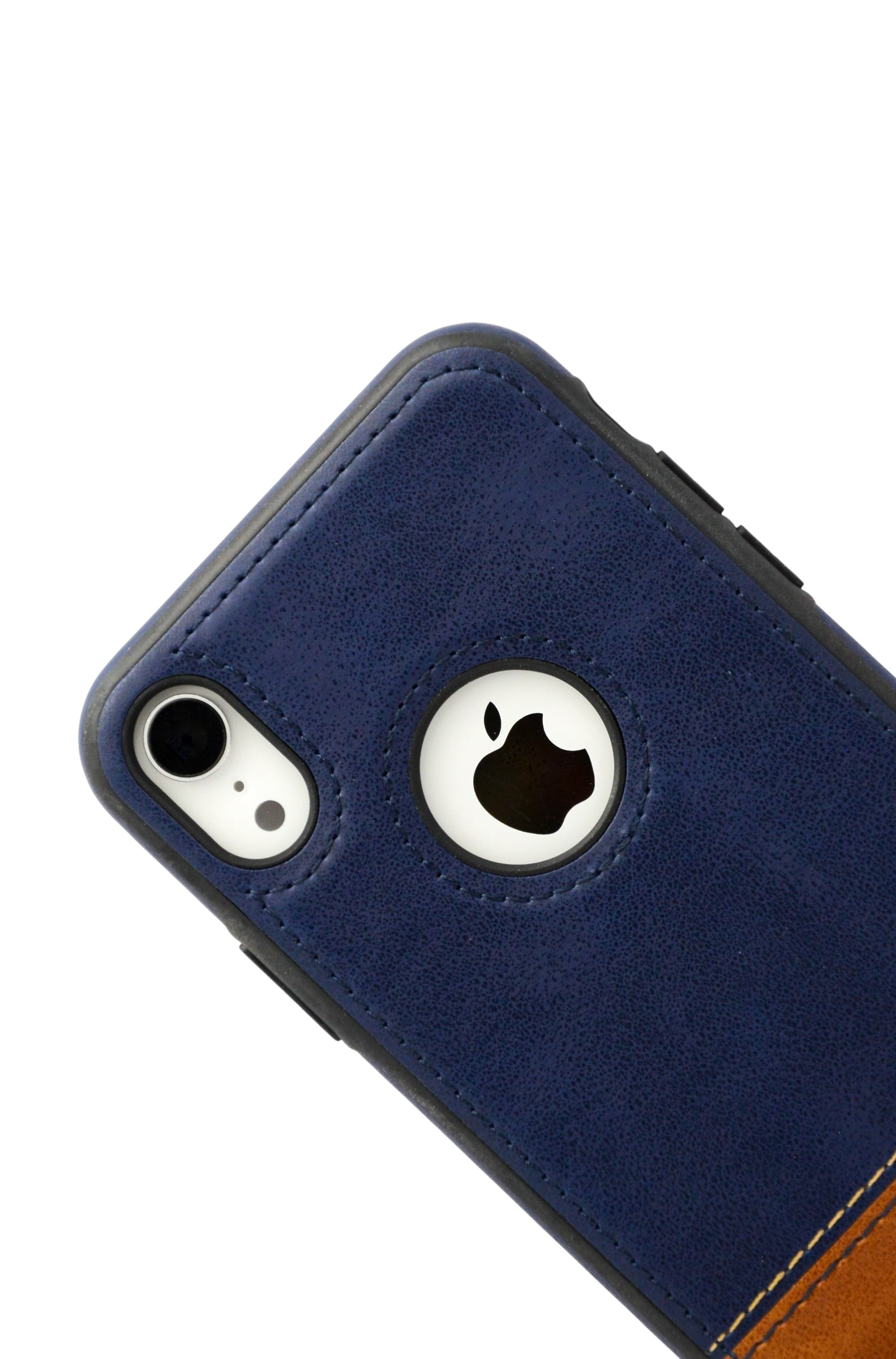 Funda para iPhone XR tipo biel bicolor color Azul