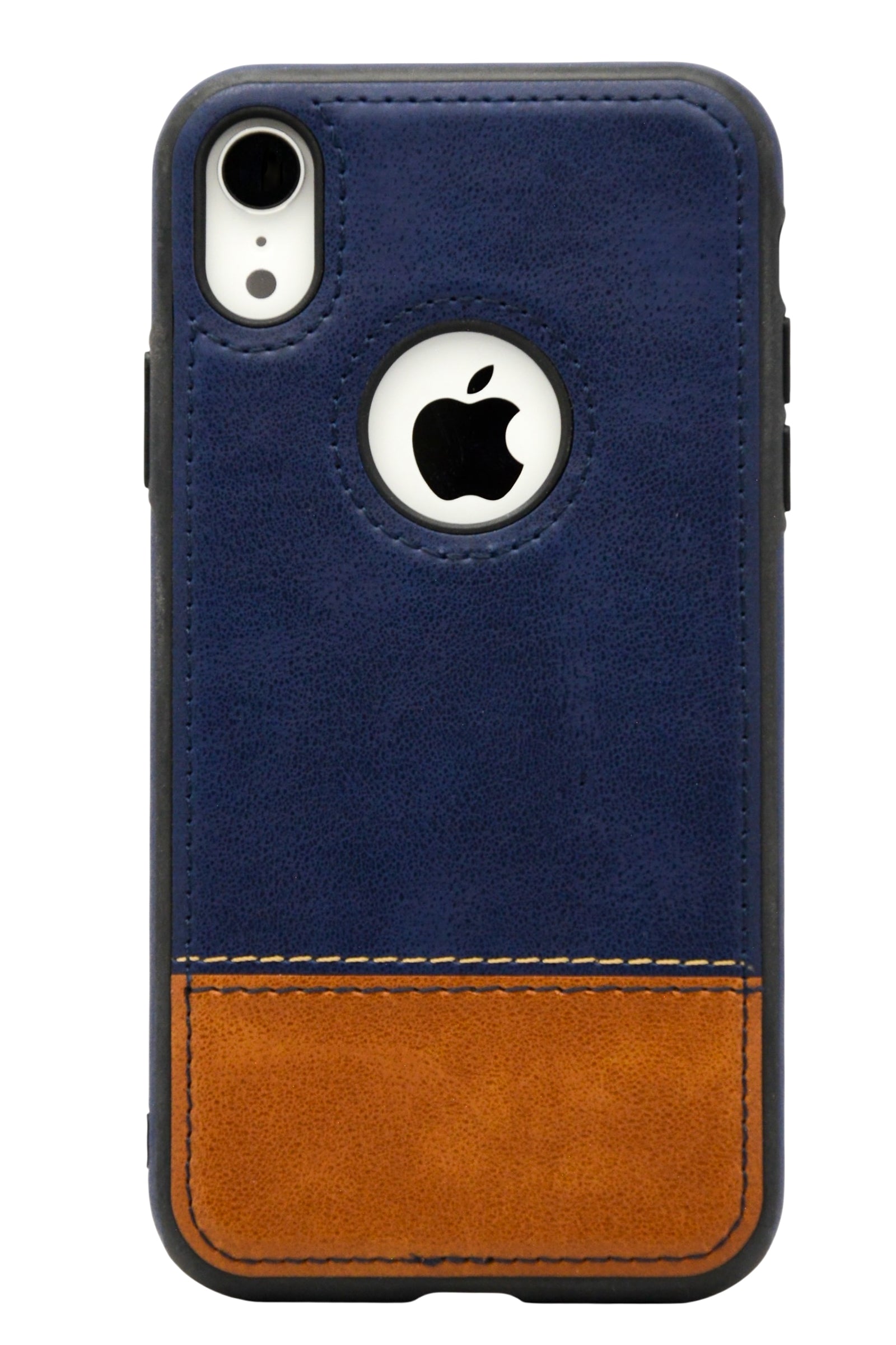 Funda para iPhone XR tipo biel bicolor color Azul