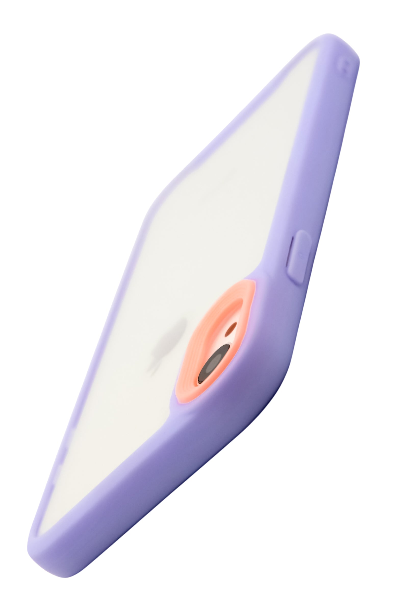 Funda transparente Para iPhone XR color lila
