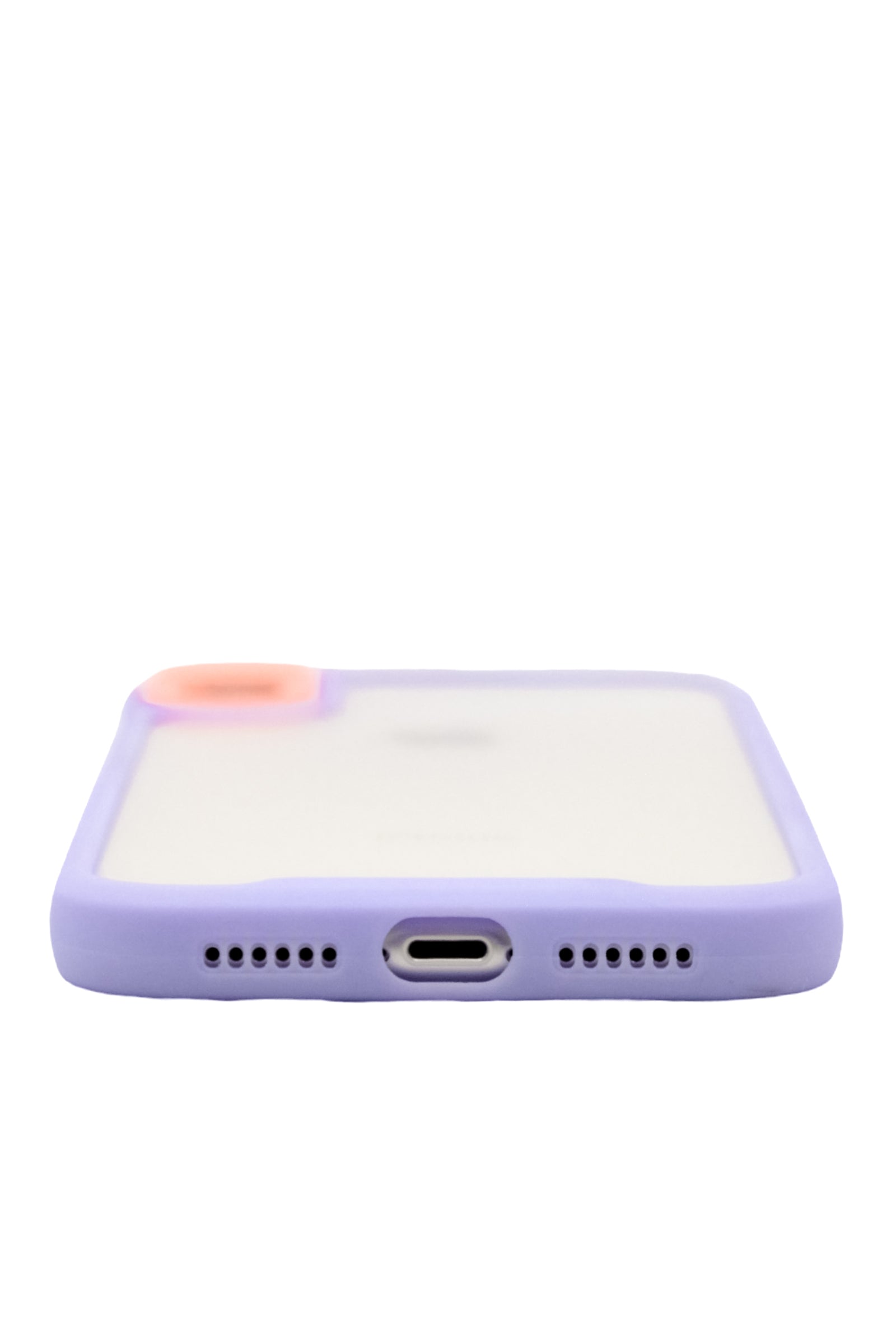 Funda transparente Para iPhone XR color lila