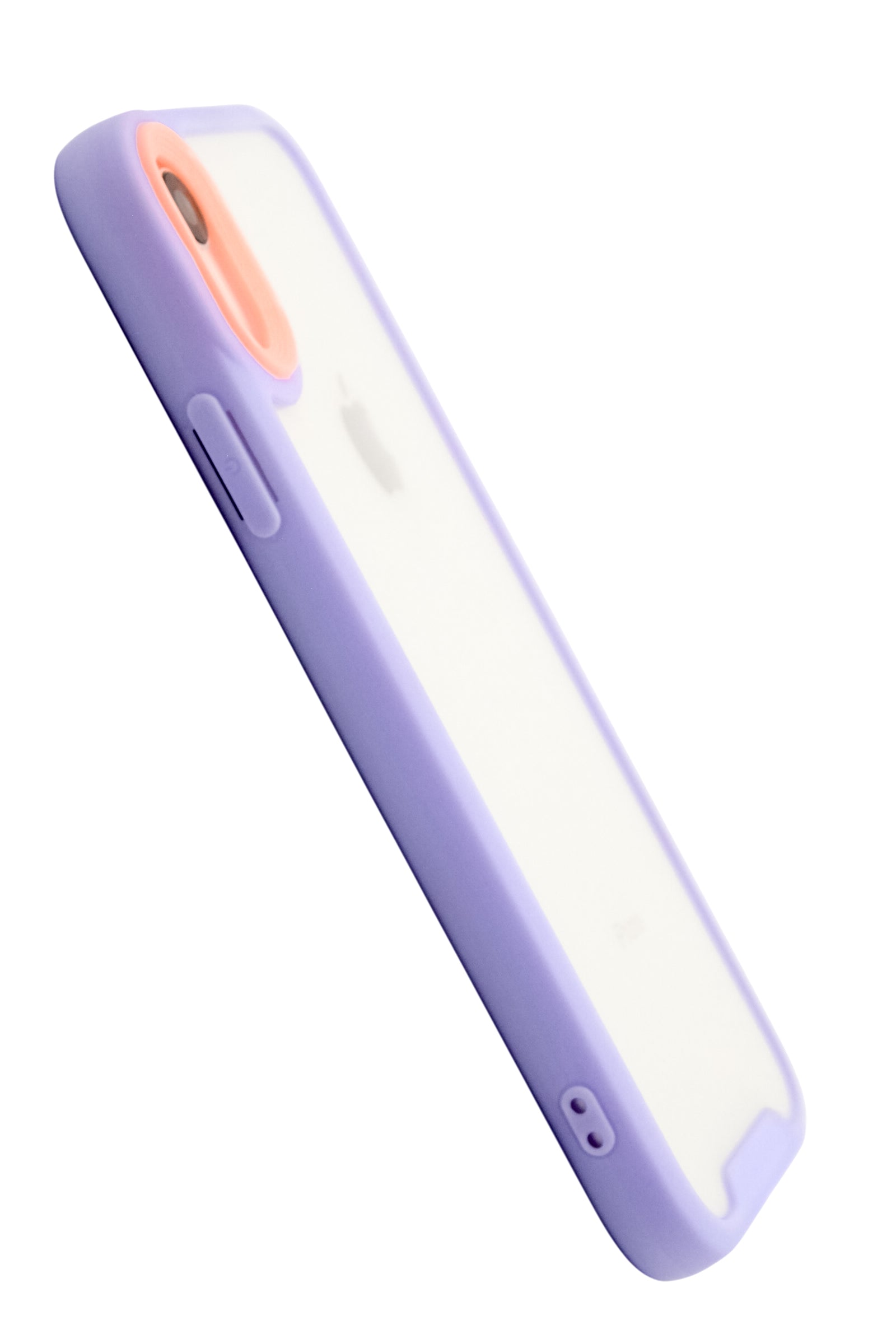 Funda transparente Para iPhone XR color lila