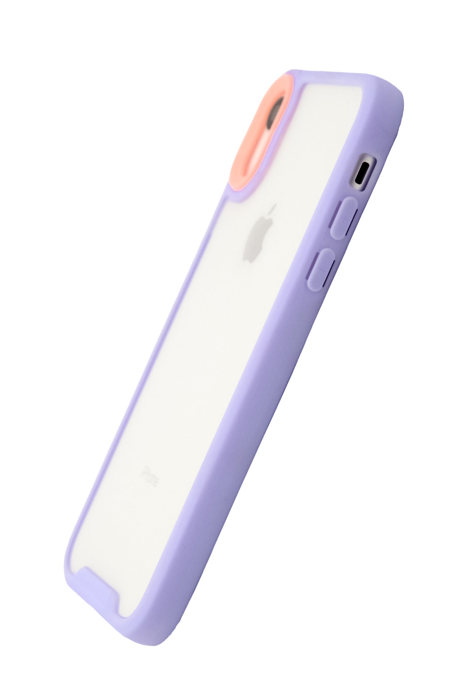 Funda transparente Para iPhone XR color lila