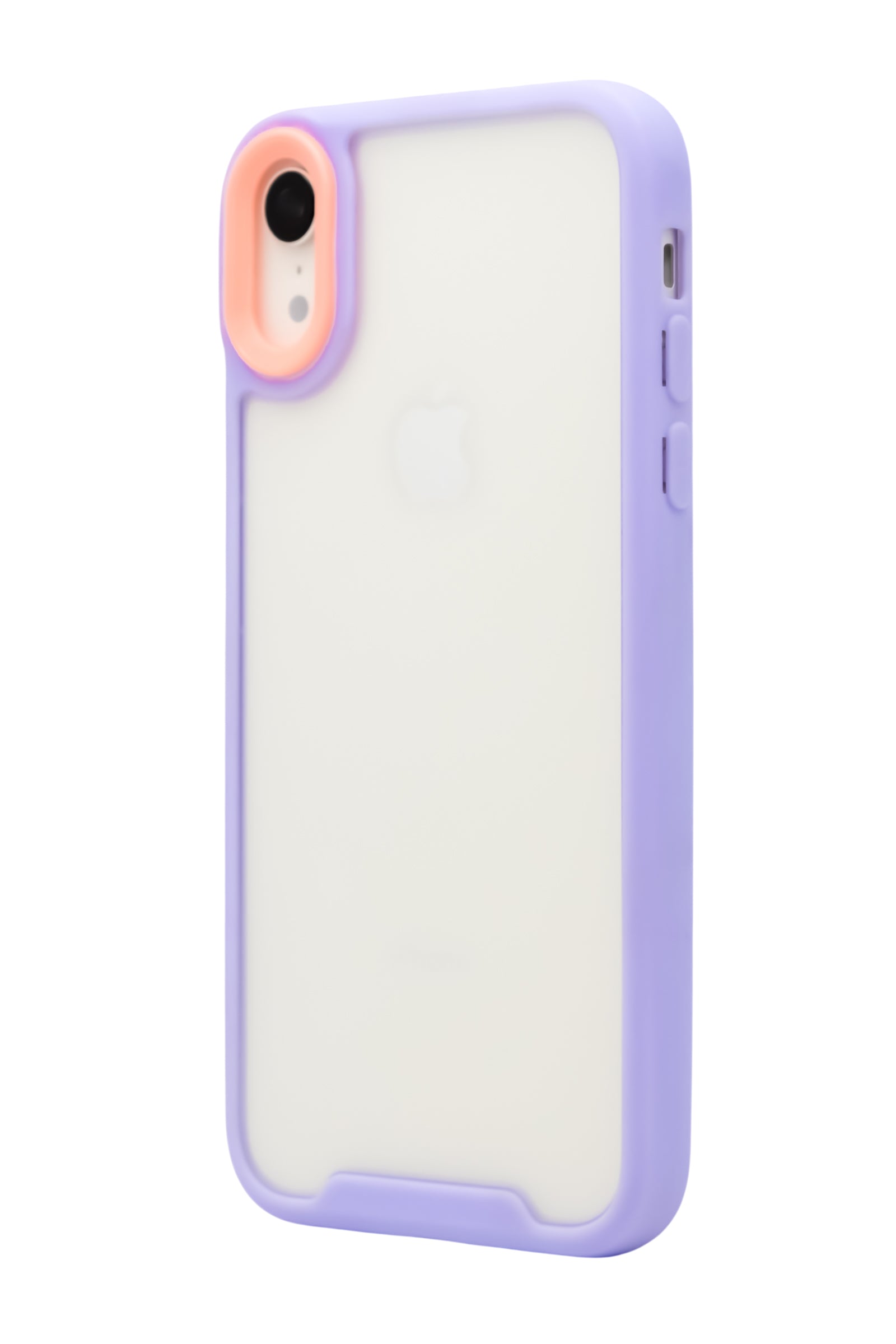 Funda transparente Para iPhone XR color lila