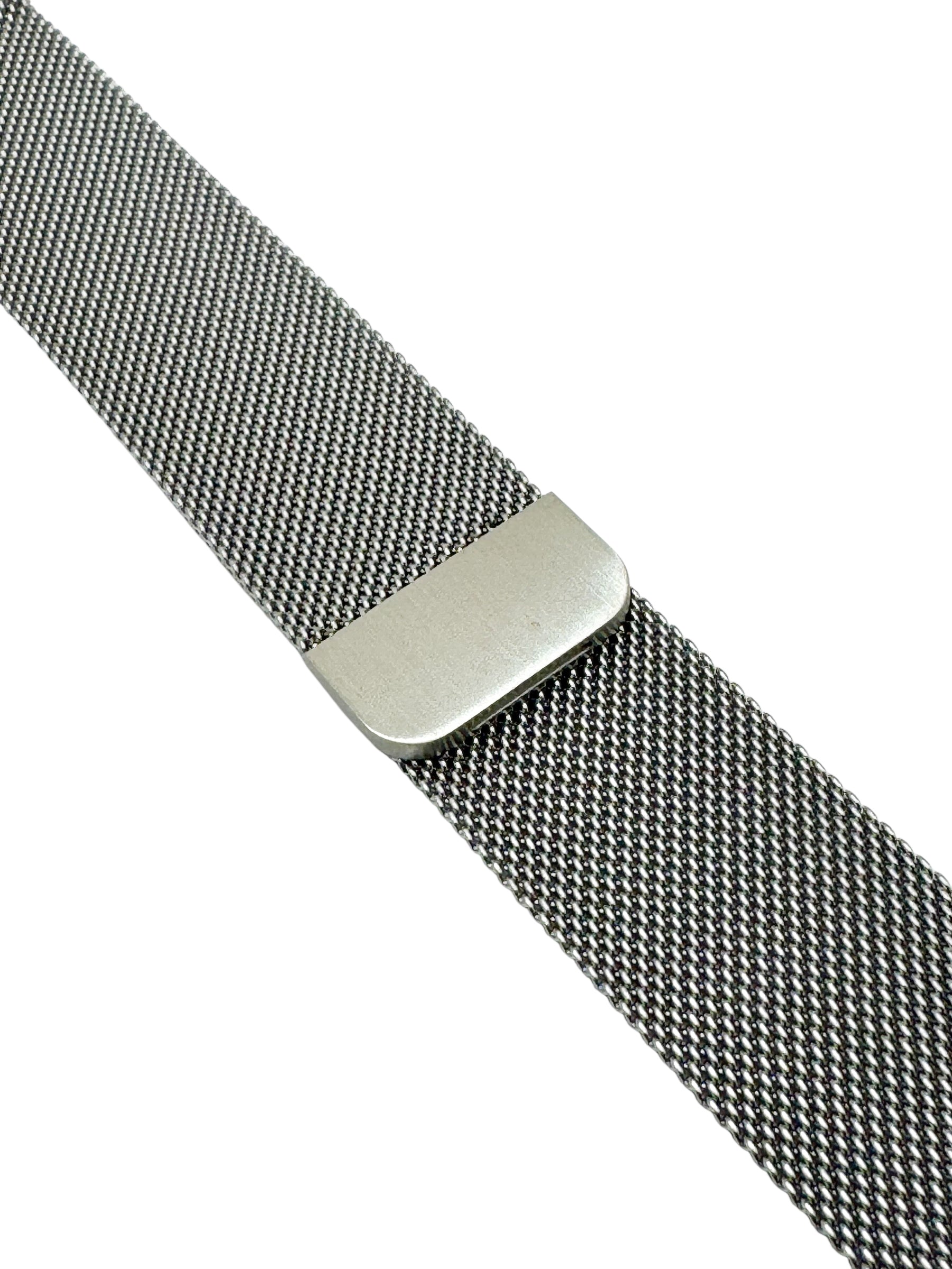Correa para Apple Watch malla metalica con iman color Plata