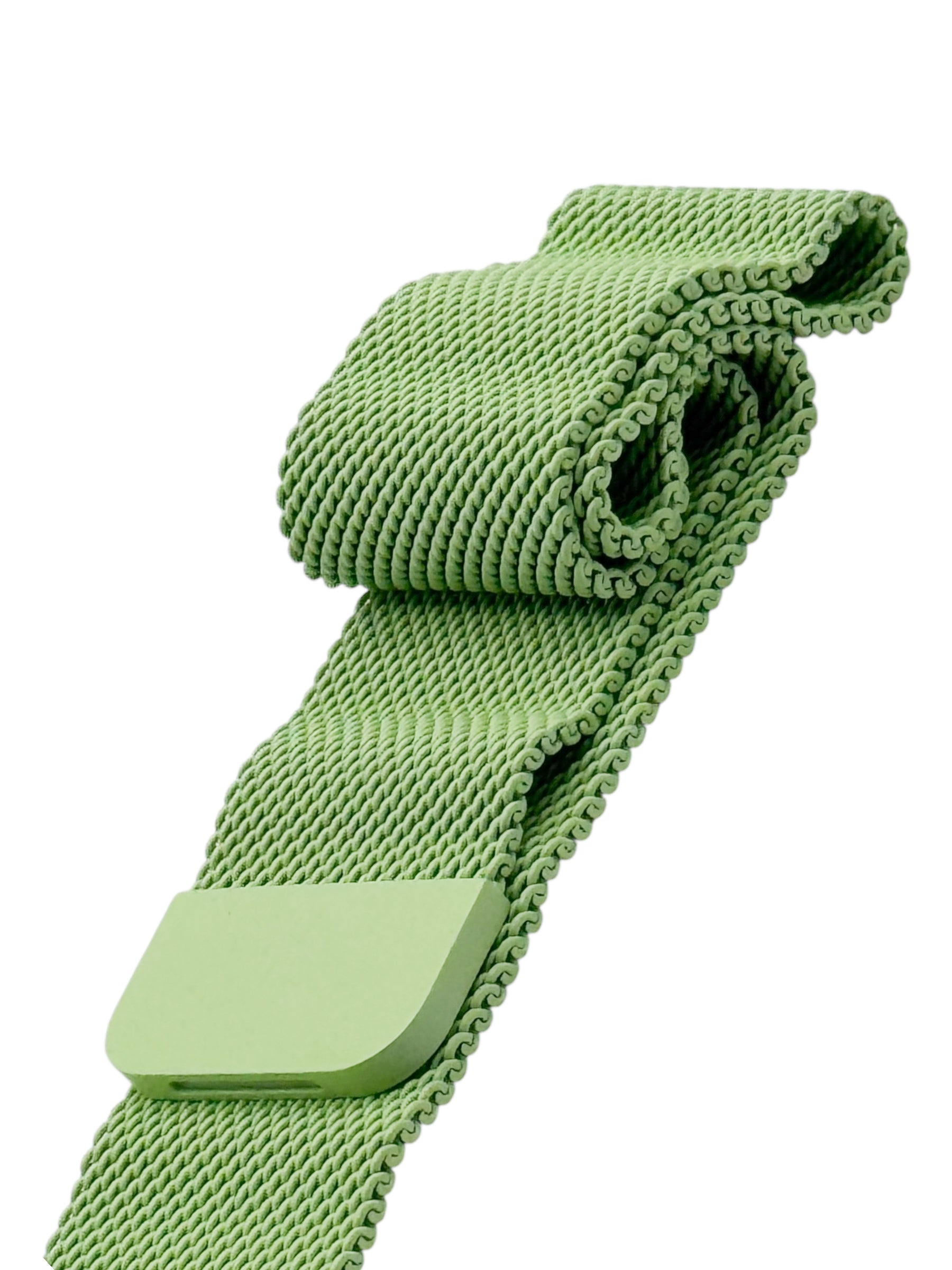 Correa para Apple Watch malla metalica con iman color Verde pistache