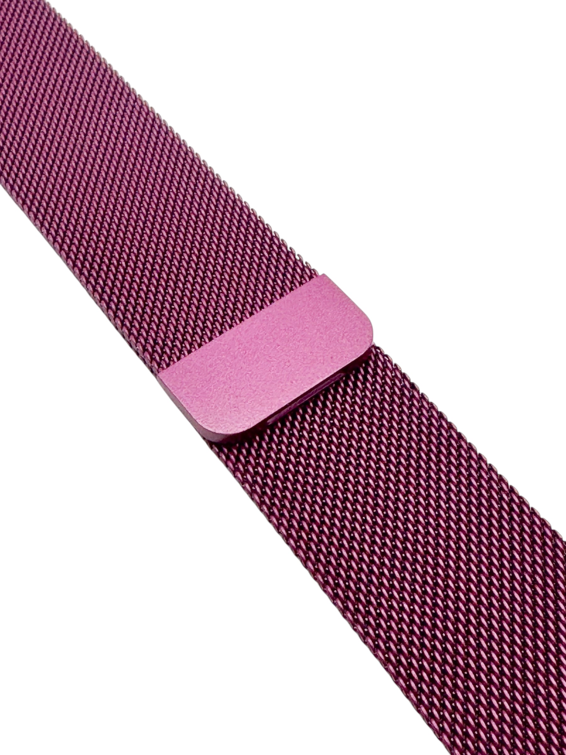 Correa para Apple Watch malla metalica con iman color Morado