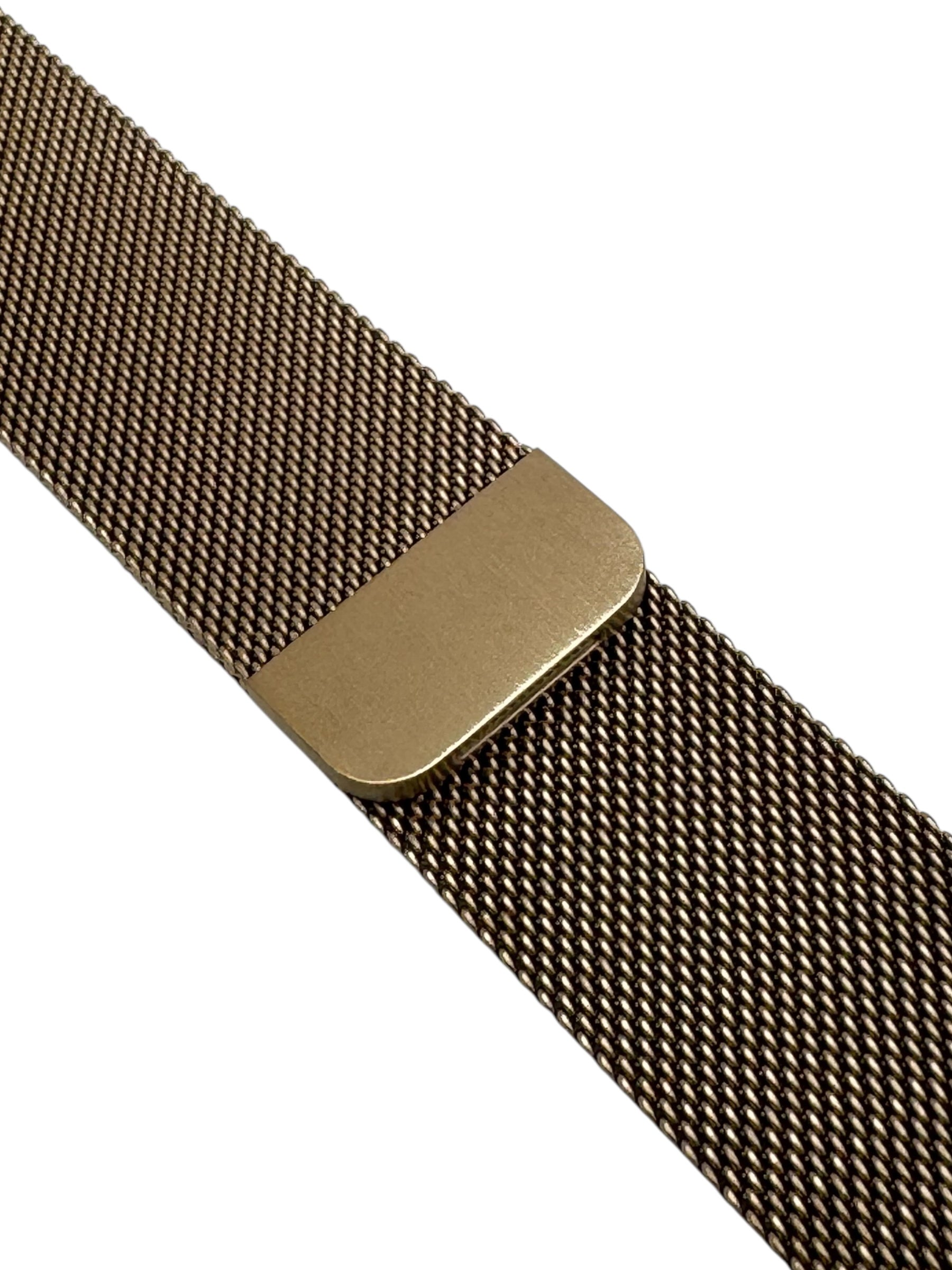 Correa para Apple Watch malla metalica con iman color Oro Rosa