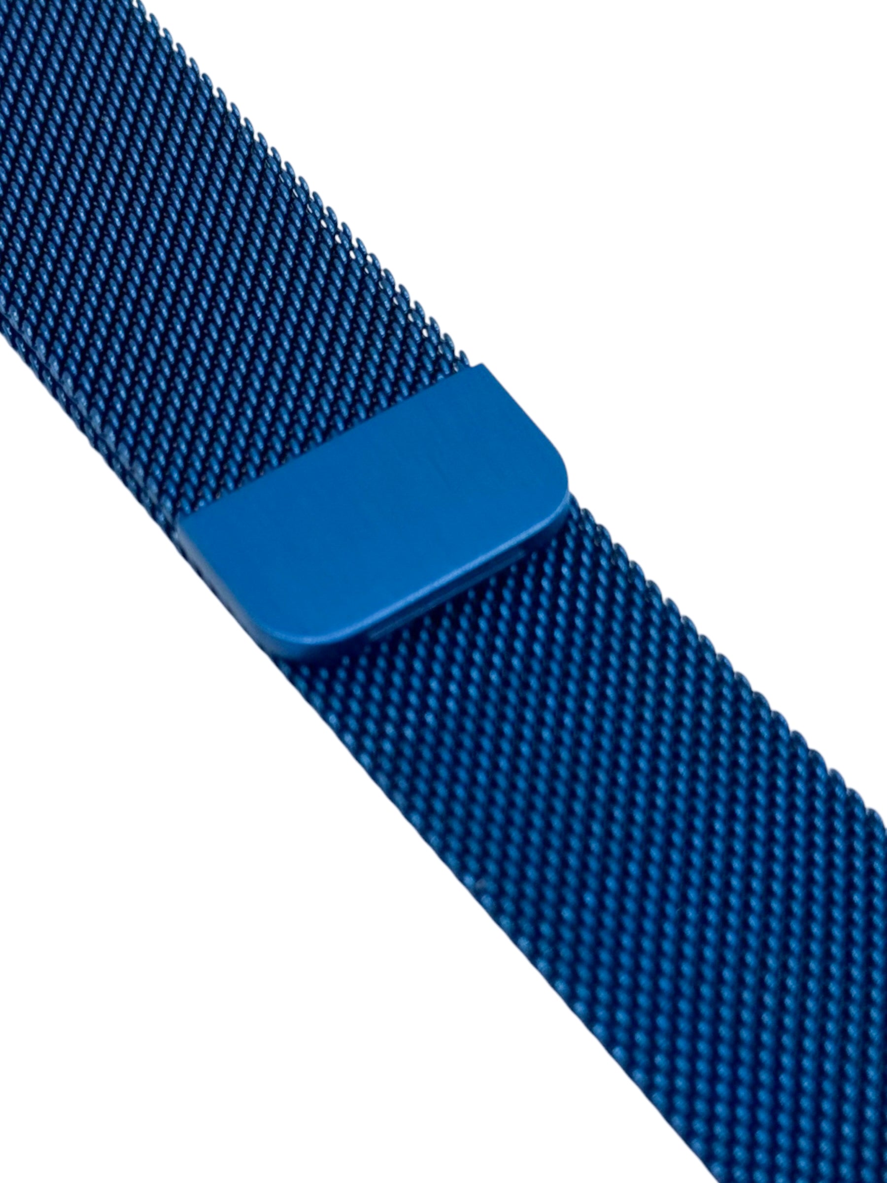 Correa para Apple Watch malla metalica con iman color Azul metalico