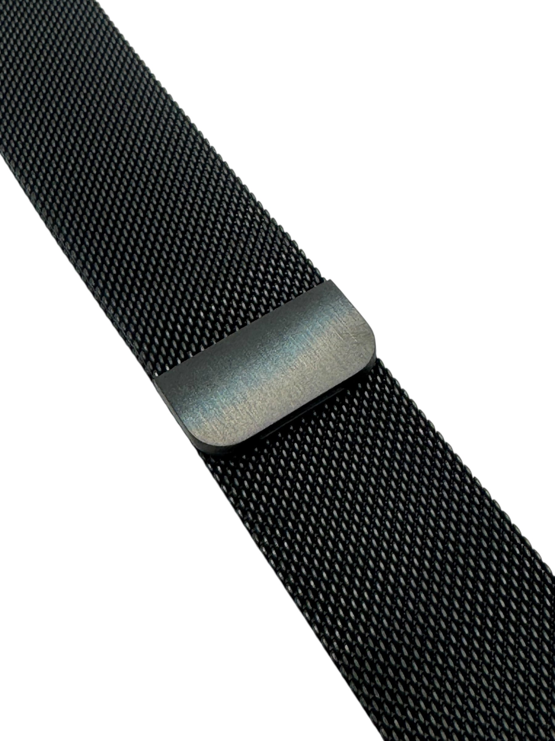 Correa para Apple Watch malla metalica con iman color negro